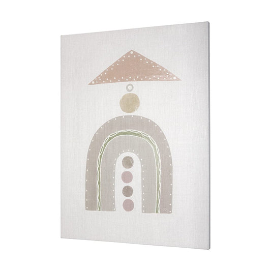 Mercana - Pavilion Neutral I by Mercana Studio a Hand Embellished Textured Canvas - 102416-L view 2