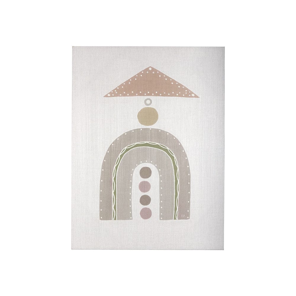 Mercana - Pavilion Neutral I by Mercana Studio a Hand Embellished Textured Canvas - 102416-S view 1
