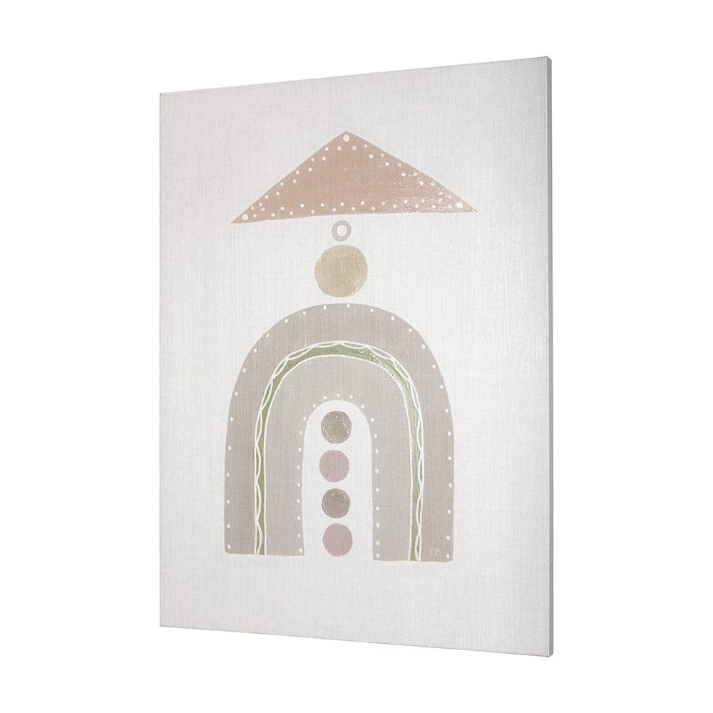 Mercana - Pavilion Neutral I by Mercana Studio a Hand Embellished Textured Canvas - 102416-S view 2