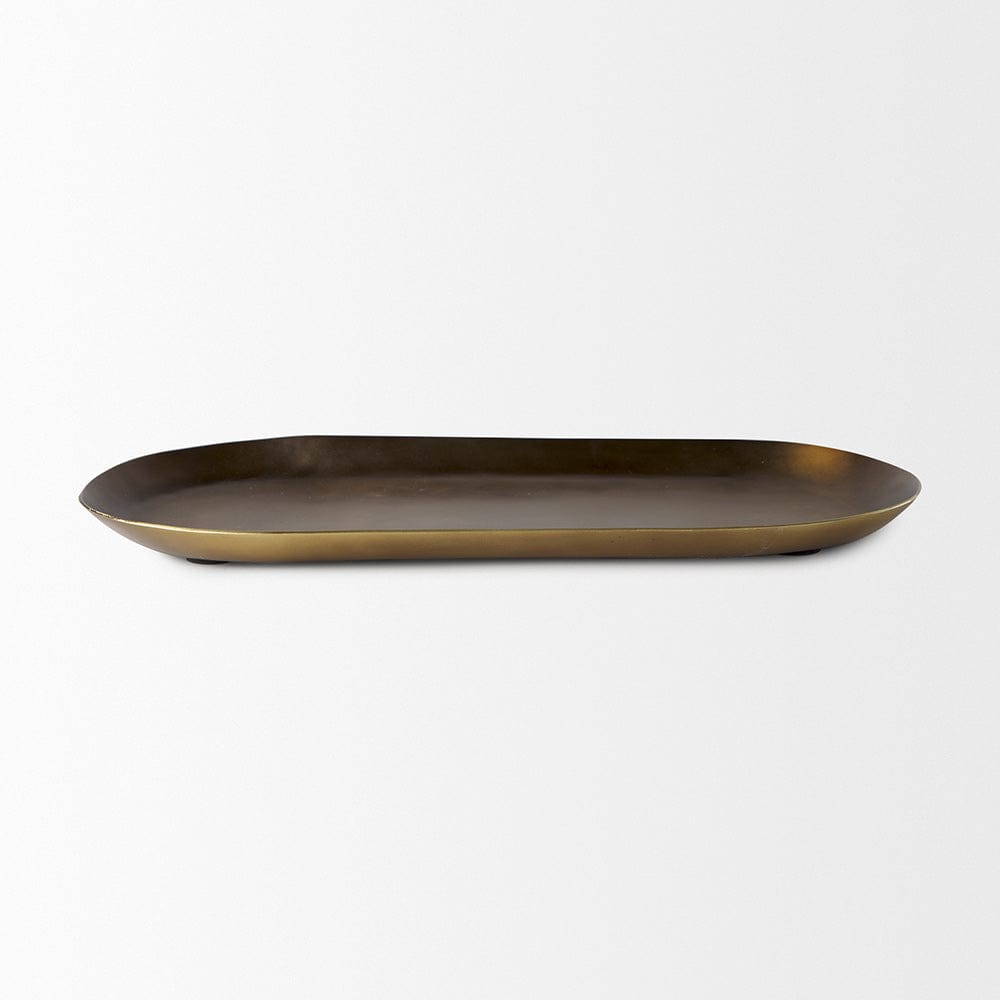 Mercana - Payson 18.0L x 8.5W x 0.8H Aluminum Candle Tray - 69850 view 2