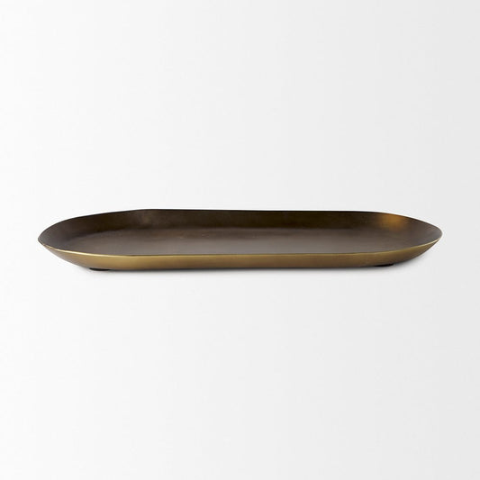 Mercana - Payson 18.0L x 8.5W x 0.8H Aluminum Candle Tray - 69850 view 2