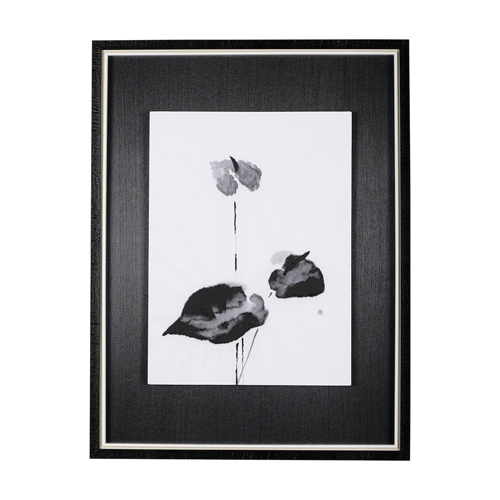 Mercana - Peace Lily I by Mercana Studio a Hand Embellished Textured Framed Art Print - 14901 view 1