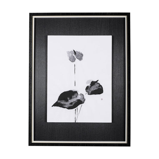 Mercana - Peace Lily I by Mercana Studio a Hand Embellished Textured Framed Art Print - 14901 view 1