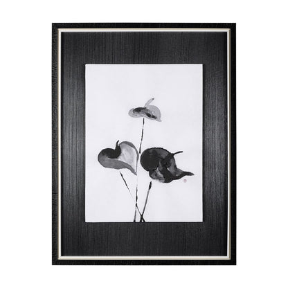 Mercana - Peace Lily II by Mercana Studio a Hand Embellished Textured Framed Art Print - 14902 view 1