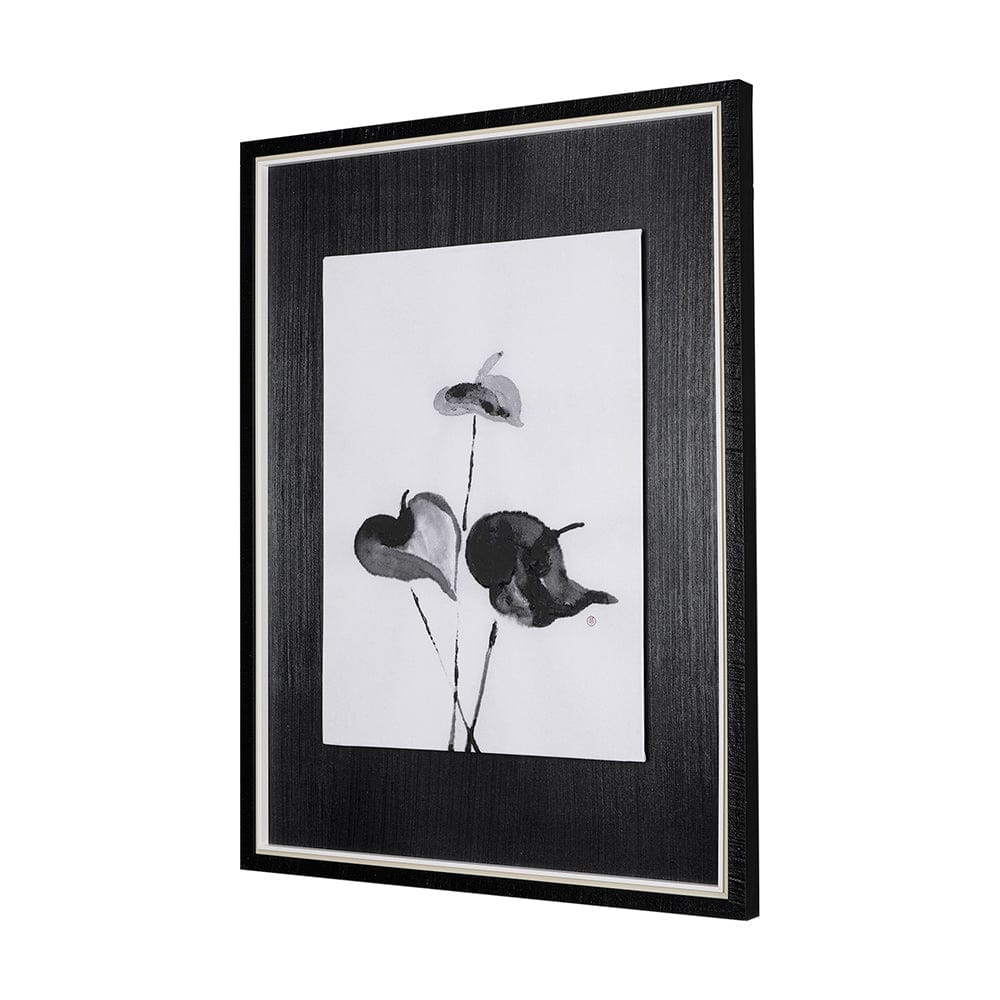 Mercana - Peace Lily II by Mercana Studio a Hand Embellished Textured Framed Art Print - 14902 view 2