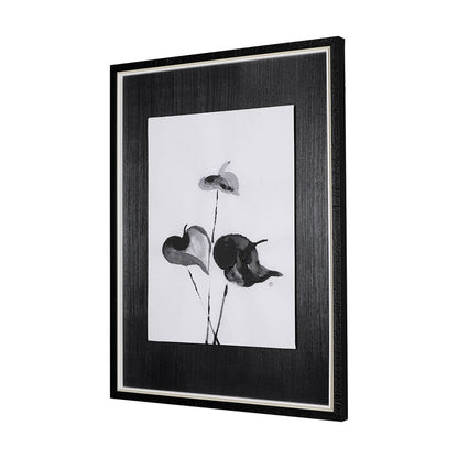 Mercana - Peace Lily II by Mercana Studio a Hand Embellished Textured Framed Art Print - 14902 view 2