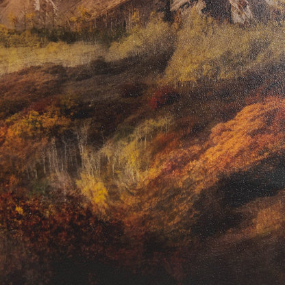 Mercana - Peak Pursuit by Bobbie Goodrich a Hand Embellished Framed Art Print Matted under Glass - 15570 view 6