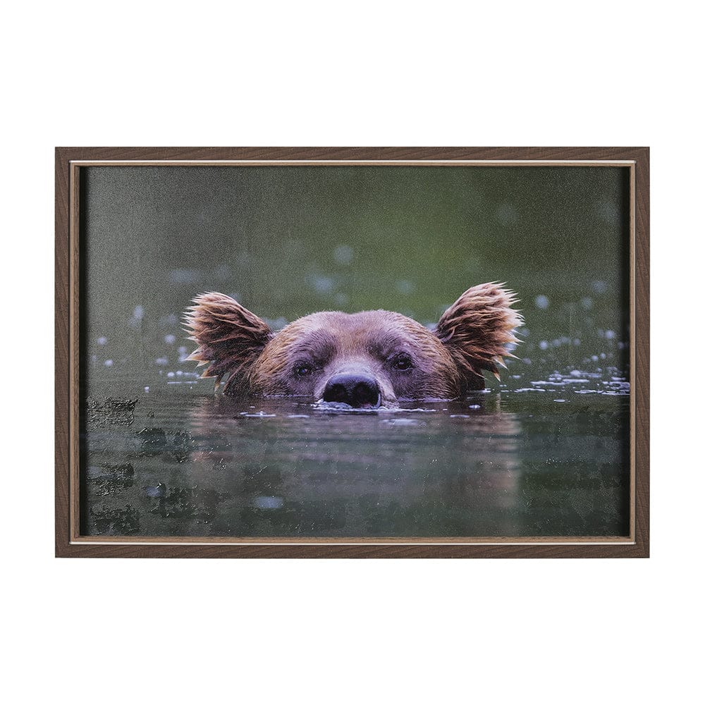 Mercana - Peeking Out by Mercana Studio a Hand Embellished Textured Framed Art Print - 15024 view 1