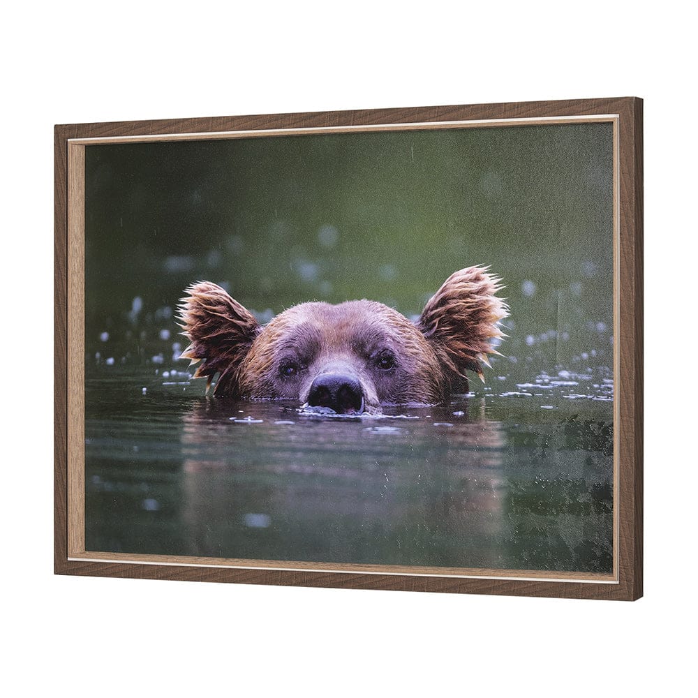 Mercana - Peeking Out by Mercana Studio a Hand Embellished Textured Framed Art Print - 15024 view 2
