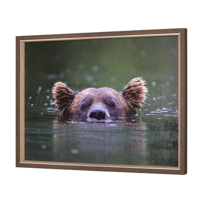 Mercana - Peeking Out by Mercana Studio a Hand Embellished Textured Framed Art Print - 15024 view 2