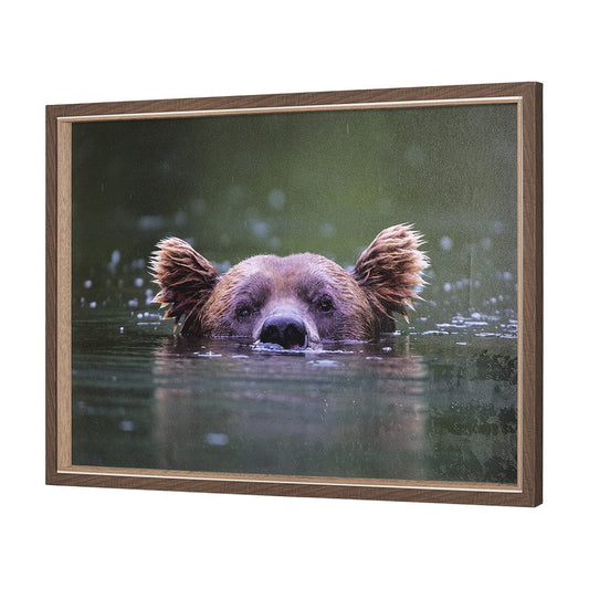 Mercana - Peeking Out by Mercana Studio a Hand Embellished Textured Framed Art Print - 15024 view 2