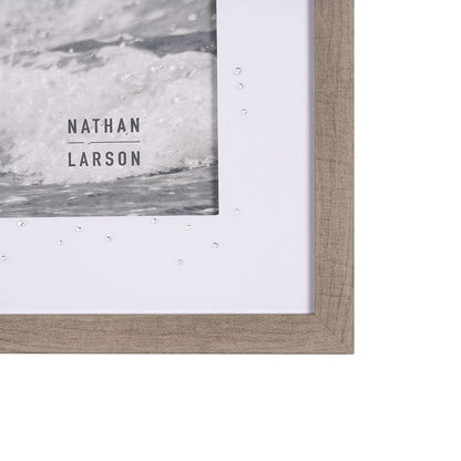 Mercana - Pelican Beach by Nathan Larson a Hand Embellished Framed Art Print Matted under Glass - 15713 view 3