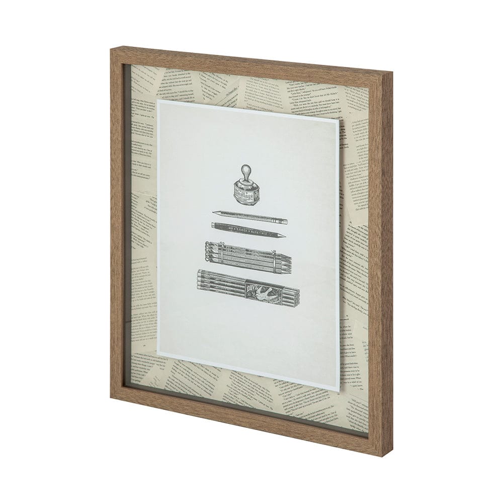 Mercana - Pencils & Pen by Sam Appleman a Framed Art Print Matted under Glass - 12072 view 1