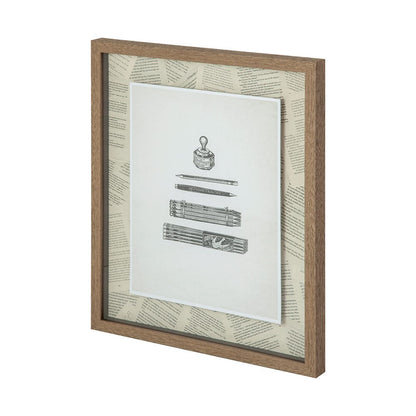 Mercana - Pencils & Pen by Sam Appleman a Framed Art Print Matted under Glass - 12072 view 1