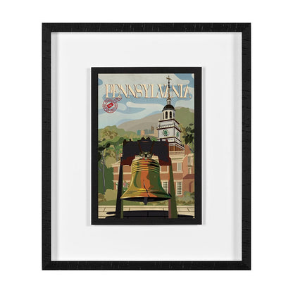 Mercana - Pennsylvania Go USA M by Mercana Studio a Framed Art Print Matted under Glass - 15744 view 1