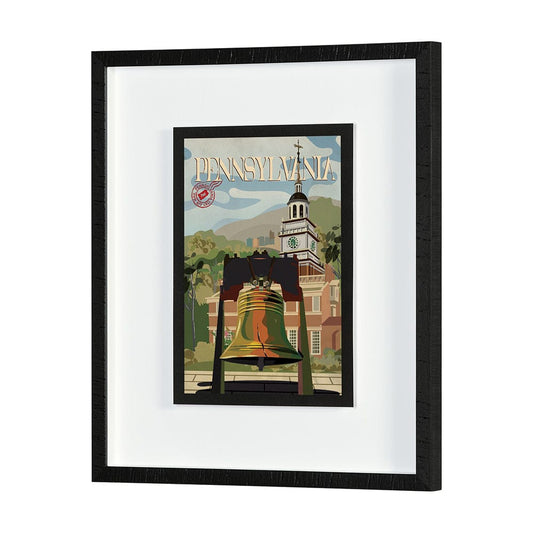 Mercana - Pennsylvania Go USA M by Mercana Studio a Framed Art Print Matted under Glass - 15744 view 2