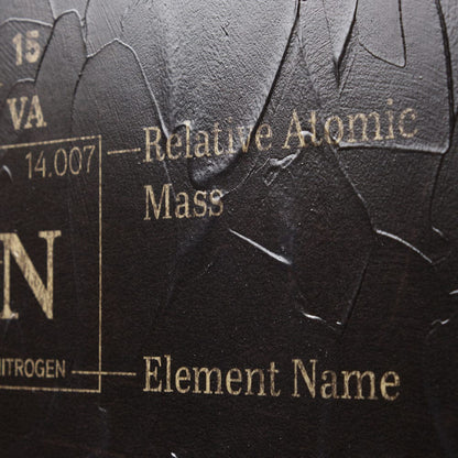 Mercana - Periodic Table by Vintage Collection a Hand Embelished Textured Framed Art Print - 12485 view 4