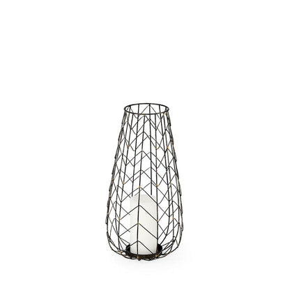 Mercana - Petiole I Small Gold Toned Metal Table Candle Holder - 68027 view 1