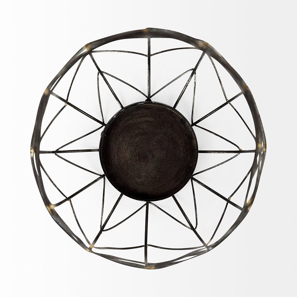 Mercana - Petiole I Small Gold Toned Metal Table Candle Holder - 68027 view 7