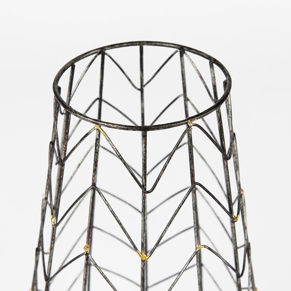 Mercana - Petiole I Small Gold Toned Metal Table Candle Holder - 68027 view 8