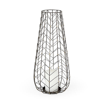 Mercana - Petiole II Large Gold Toned Metal Table Candle Holder - 68028 view 1