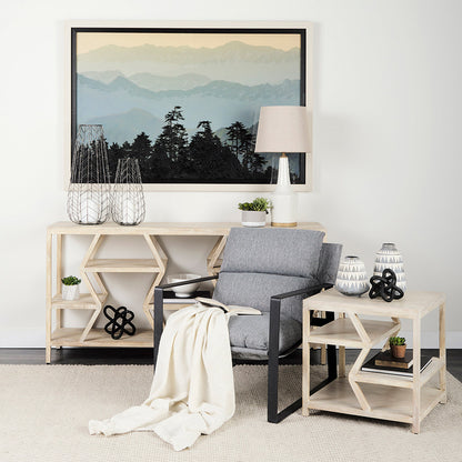 Mercana - Petiole II Large Gold Toned Metal Table Candle Holder - 68028 view 5