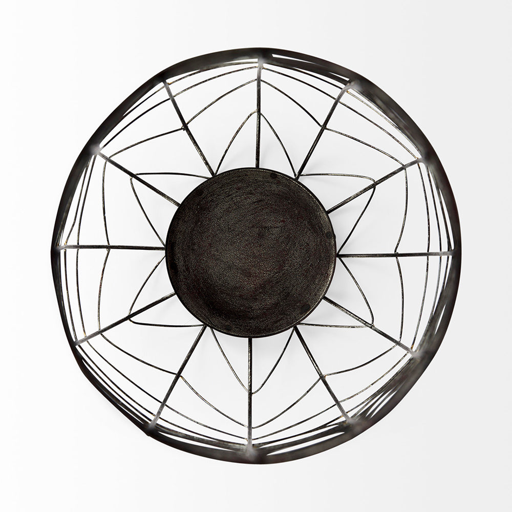 Mercana - Petiole II Large Gold Toned Metal Table Candle Holder - 68028 view 7