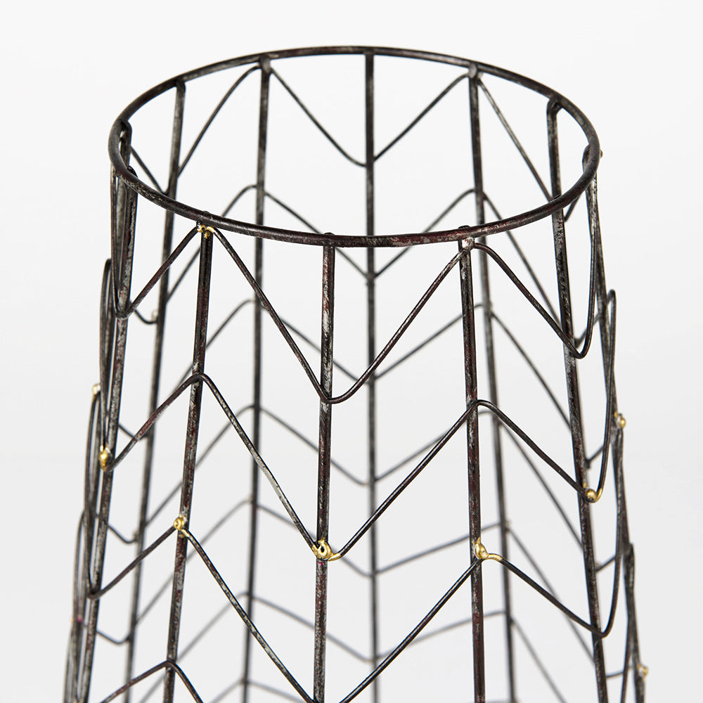 Mercana - Petiole II Large Gold Toned Metal Table Candle Holder - 68028 view 8