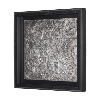 Mercana - Pewter Leaves II by Morgan McLaren a Framed Art Print Matted under Glass - 15334 view 2