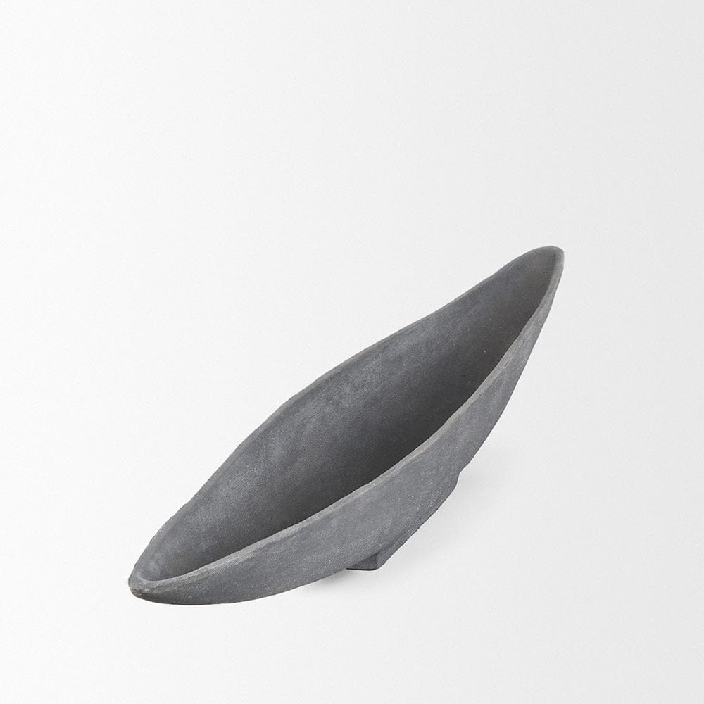 Mercana - Piero Large Concrete Finished Metal Decorative Bowl - 70660_CLOSEOUT view 4