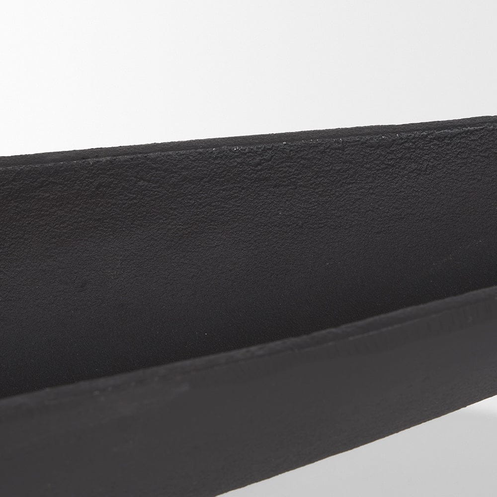 Mercana - Piero Large Matte Black Metal Decorative Bowl - 70658 view 7