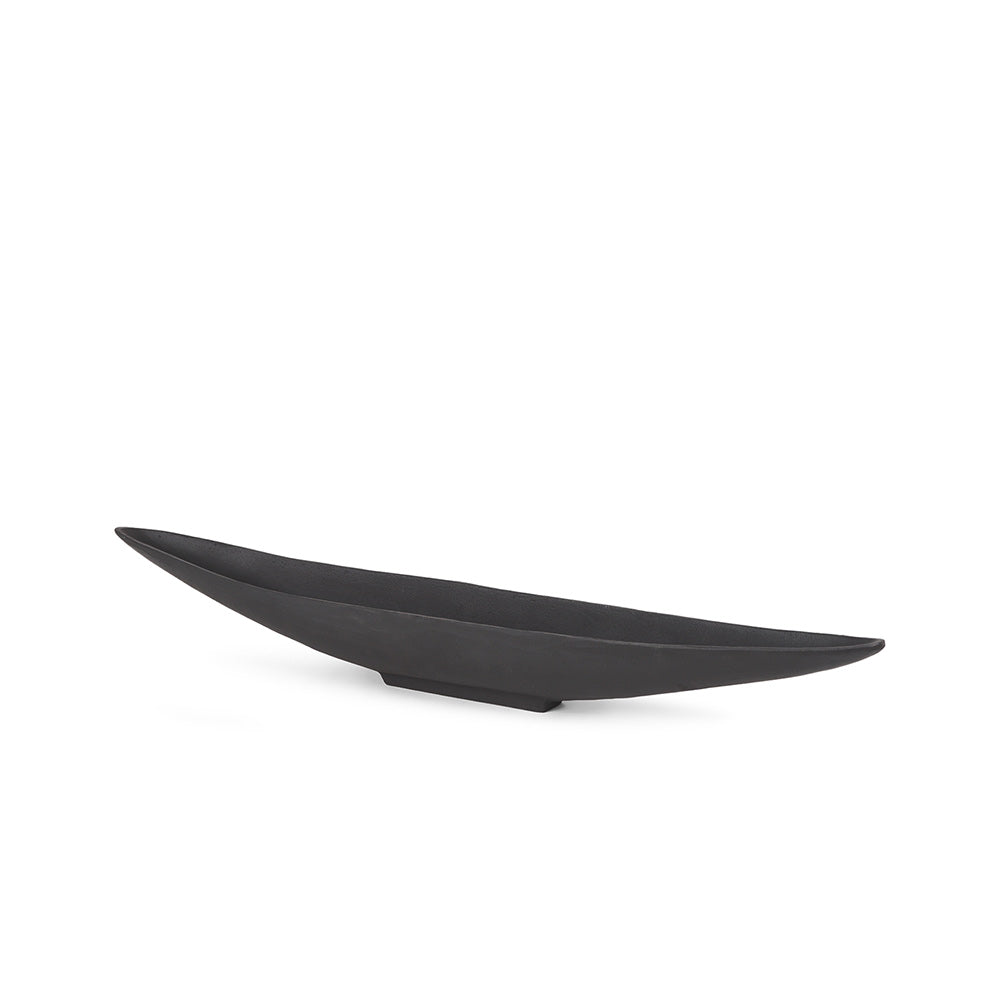 Mercana - Piero Small Matte Black Metal Decorative Bowl - 70657 view 1