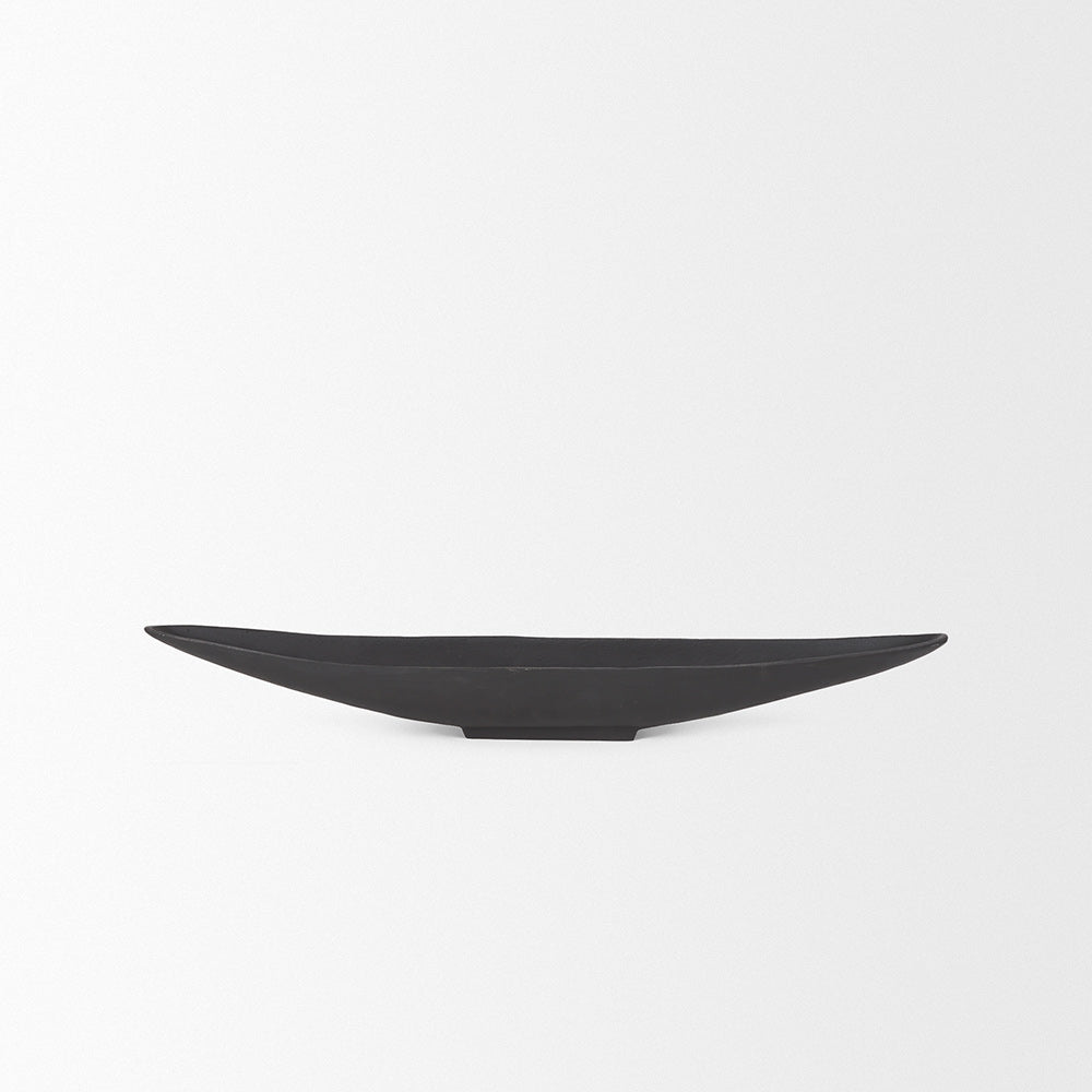 Mercana - Piero Small Matte Black Metal Decorative Bowl - 70657 view 2