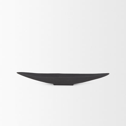 Mercana - Piero Small Matte Black Metal Decorative Bowl - 70657 view 2