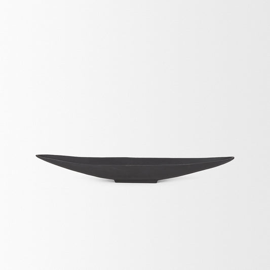 Mercana - Piero Small Matte Black Metal Decorative Bowl - 70657 view 2