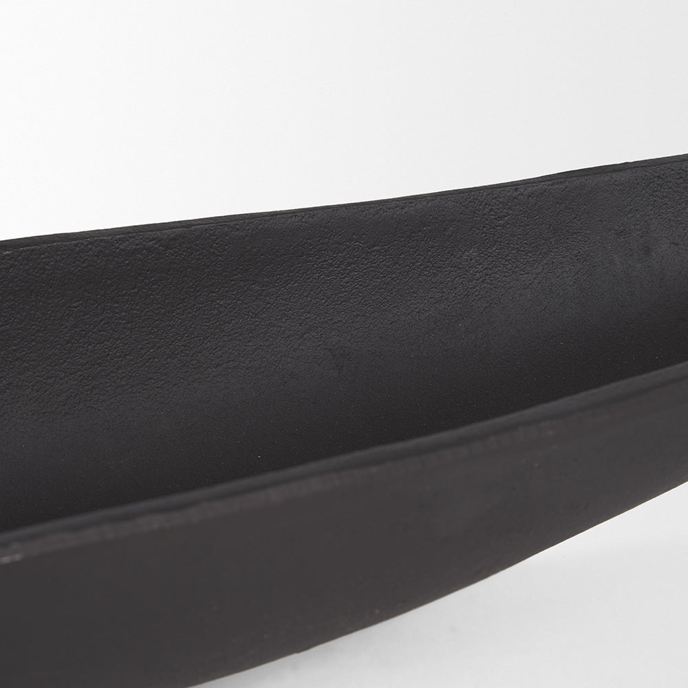 Mercana - Piero Small Matte Black Metal Decorative Bowl - 70657 view 7