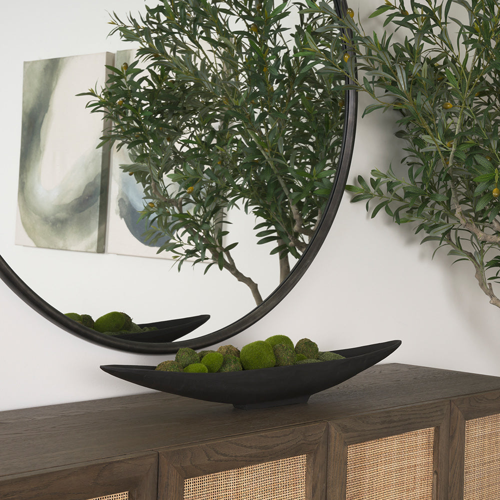 Mercana - Piero Small Matte Black Metal Decorative Bowl - 70657 view 8