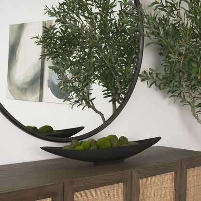 Mercana - Piero Small Matte Black Metal Decorative Bowl - 70657 view 8