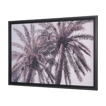 Mercana - Pink Palms Horizontal by Deborah Revell a Framed Art Print Matted under Glass - 15700 view 2