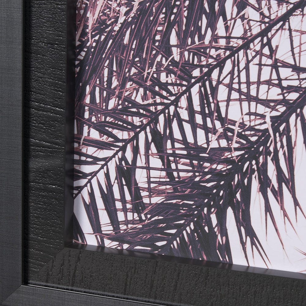 Mercana - Pink Palms Horizontal by Deborah Revell a Framed Art Print Matted under Glass - 15700 view 5