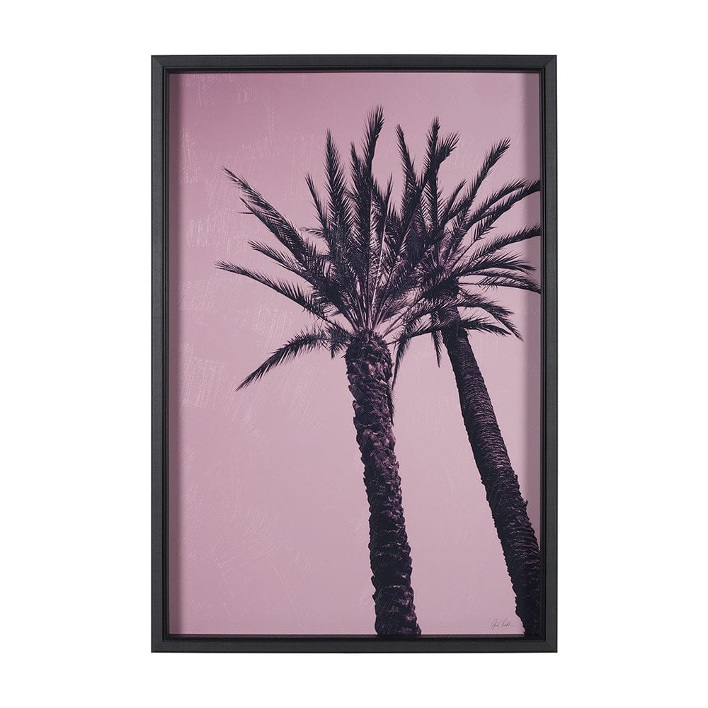 Mercana - Pink Palms I by Deborah Revell a Hand Embellished Framed Art Print - 15701 view 1