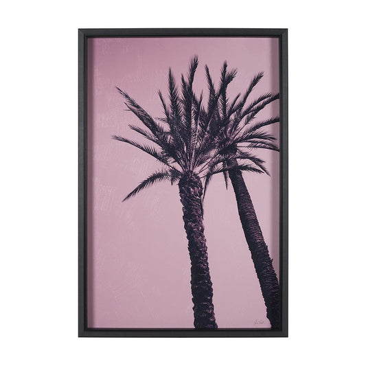 Mercana - Pink Palms I by Deborah Revell a Hand Embellished Framed Art Print - 15701 view 1