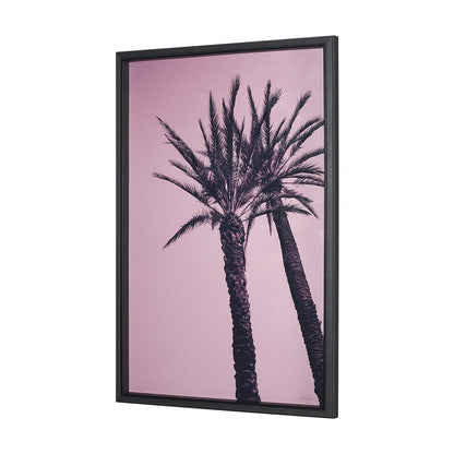Mercana - Pink Palms I by Deborah Revell a Hand Embellished Framed Art Print - 15701 view 2