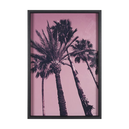 Mercana - Pink Palms II by Deborah Revell a Hand Embellished Framed Art Print - 15702 view 1
