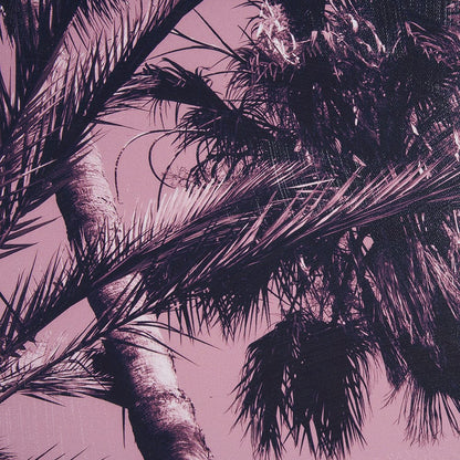 Mercana - Pink Palms II by Deborah Revell a Hand Embellished Framed Art Print - 15702 view 7