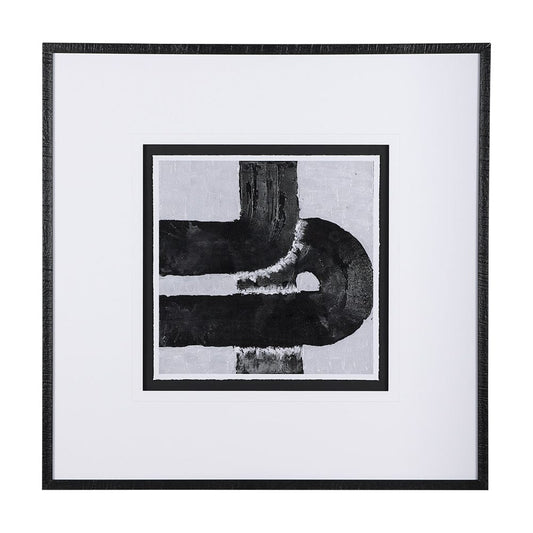 Mercana - Pipes I by Chase a Hand Embellished Textured Framed Art Print Matted under Glass - 14820 view 1