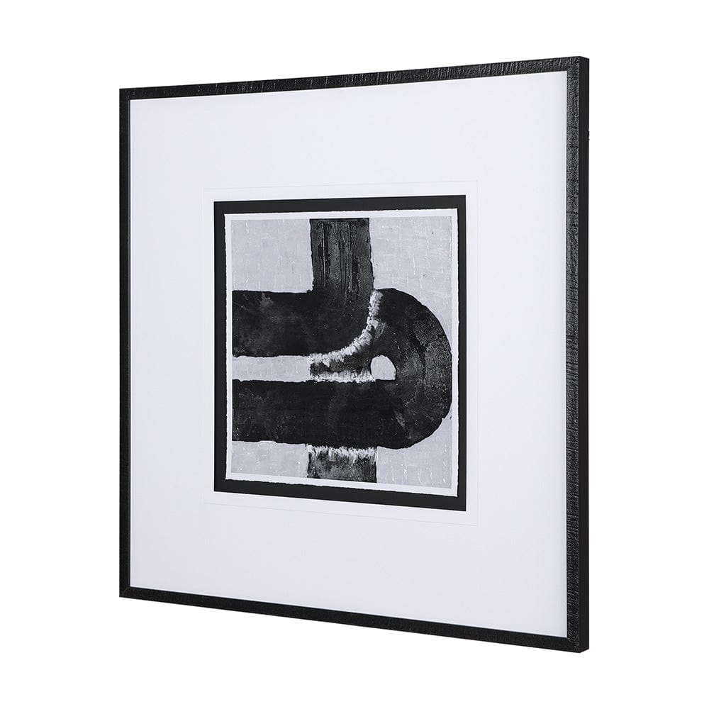 Mercana - Pipes I by Chase a Hand Embellished Textured Framed Art Print Matted under Glass - 14820 view 2
