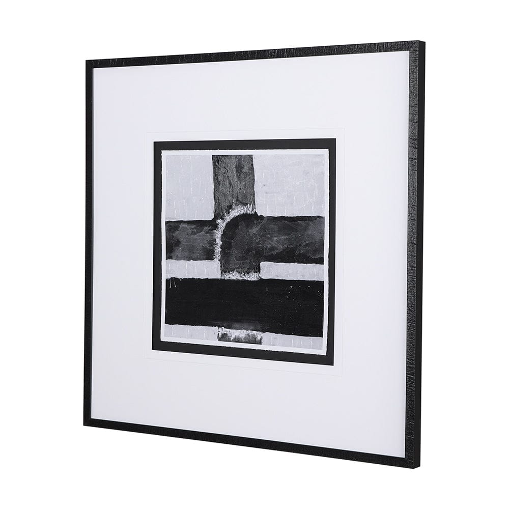Mercana - Pipes II by Chase a Hand Embellished Textured Framed Art Print Matted under Glass - 14821 view 2
