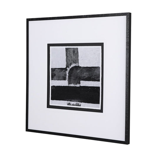Mercana - Pipes II by Chase a Hand Embellished Textured Framed Art Print Matted under Glass - 14821 view 2