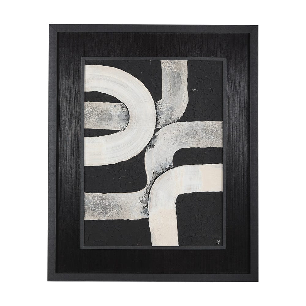 Mercana - Pipes III by Studio M a handmade Original Framed Artwork under Glass - 14614 view 1